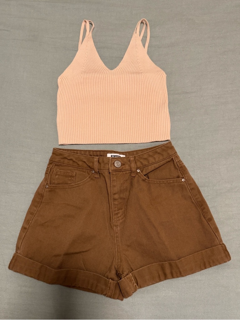 4/$20 - Ribbed Knit Camisole Top (small)